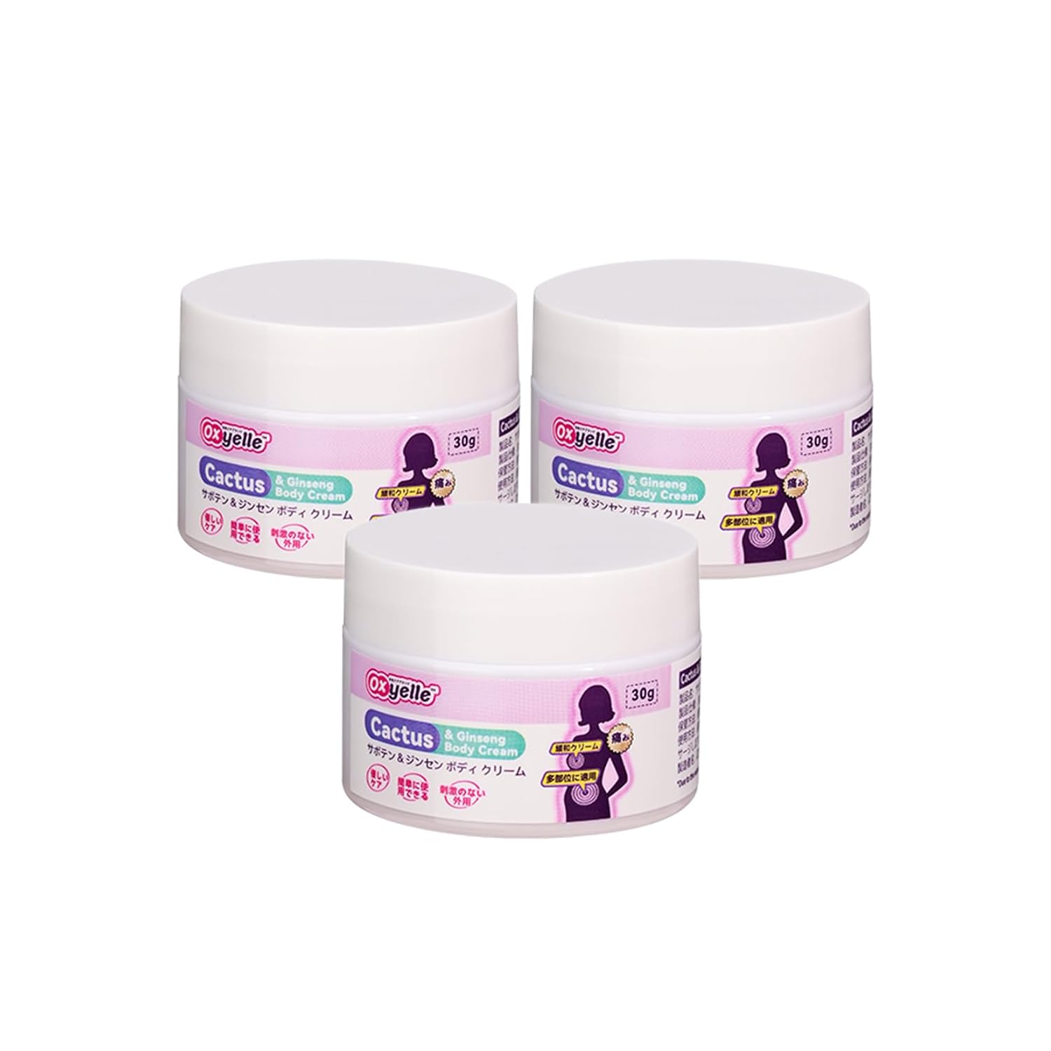 Oxyelle Non-Toxic Uterine Warming Cream Scented Ginseng Rose Extract Formula
