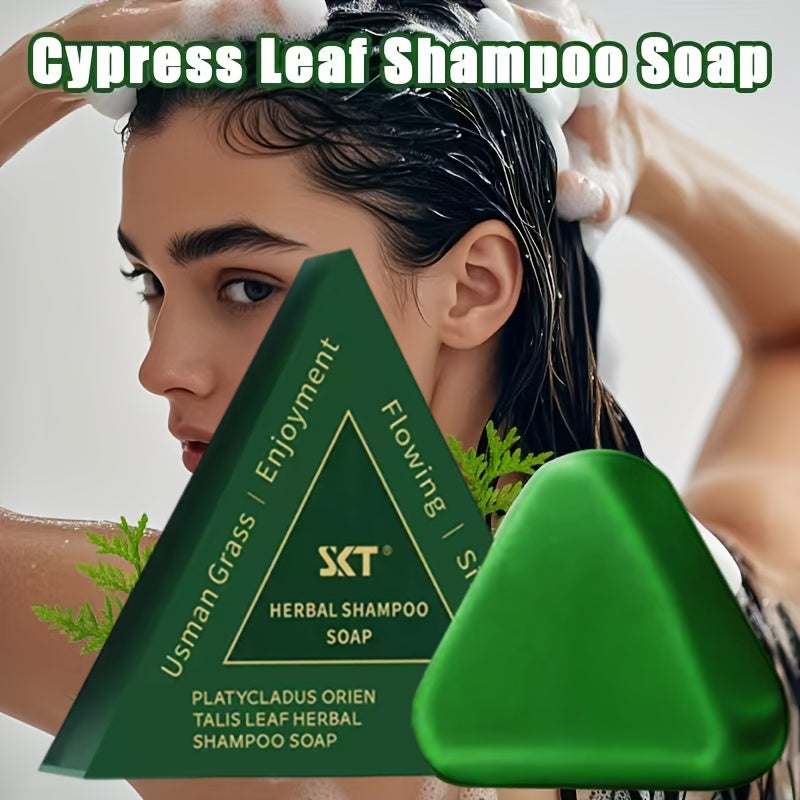 Nature Triangle Champú Sólido en Barra – Calmante y Fortalecedor para Todo Tipo de Cabello