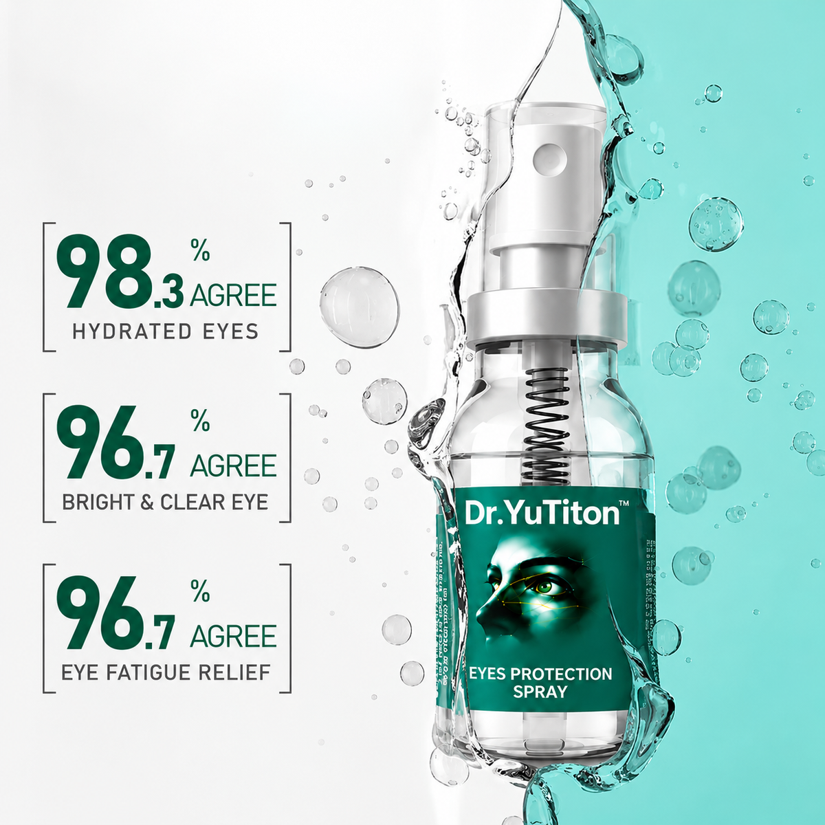 Lutein Eye Spray – Hidrata los ojos cansados con un alivio rápido y suave. 10ml