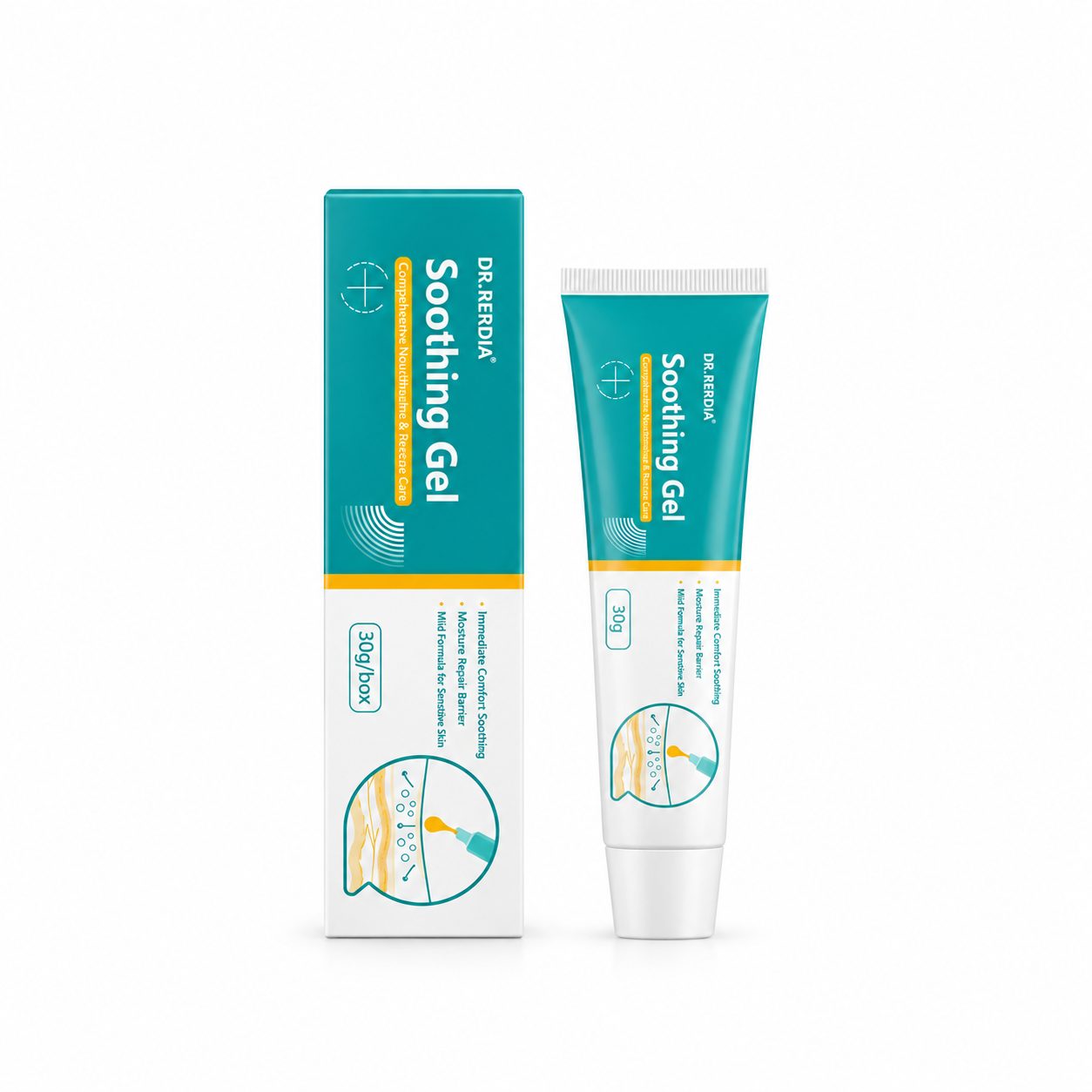 Throat Soothing Gel with Ginseng, Ginger & Mugwort for Gentle Care