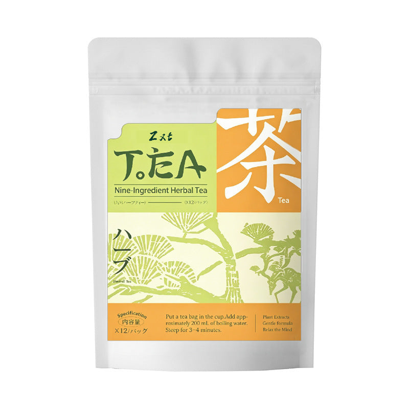 Nine-Herb Wellness Tea – Caffeine-Free Herbal Blend for Relaxation