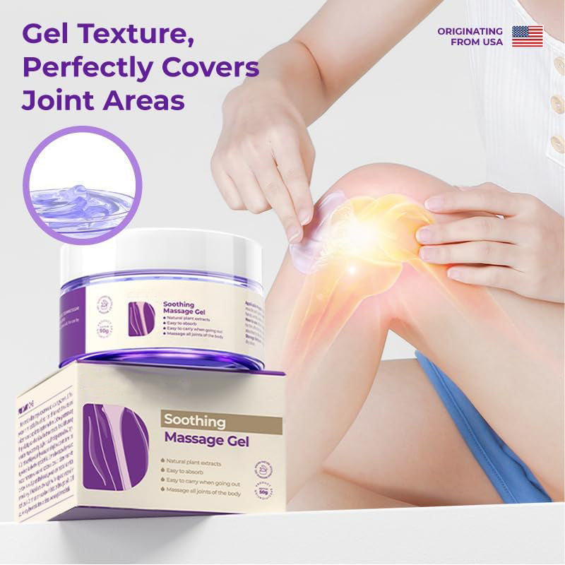 Purple Soothing Massage Gel – Daily Comfort for Body & Muscles, 1.76 oz