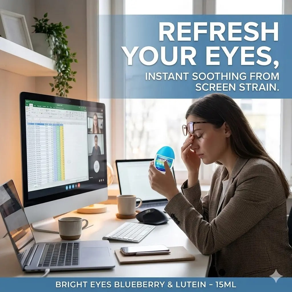 Blueberry Lutein Eye Serum – Revives tired eyes and enhances natural glow. 15ml.