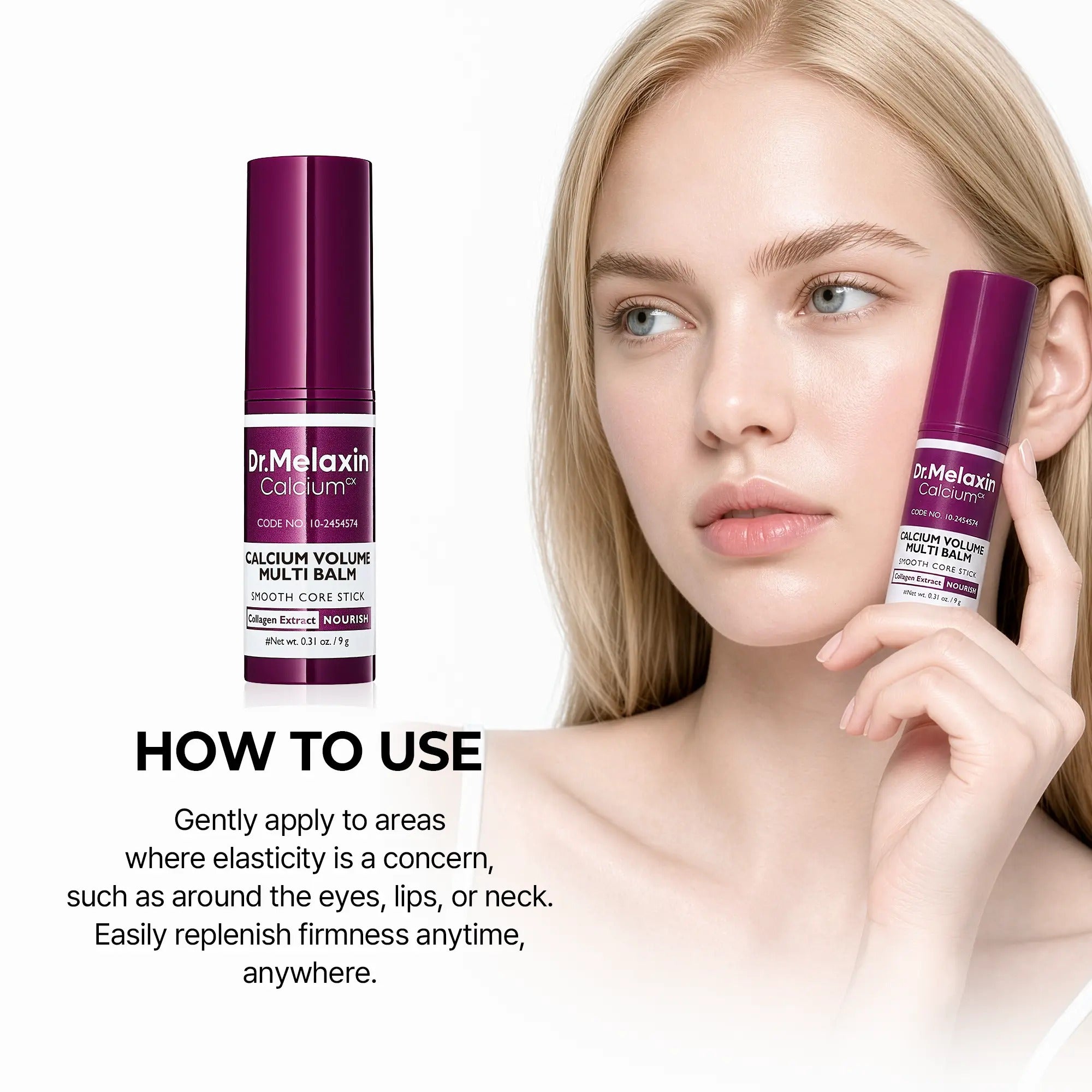 Calcium Multi Balm Eye Care Routine Korean Skin Care Anti-aging Cosmetics Collagen Eye Stick 9g
