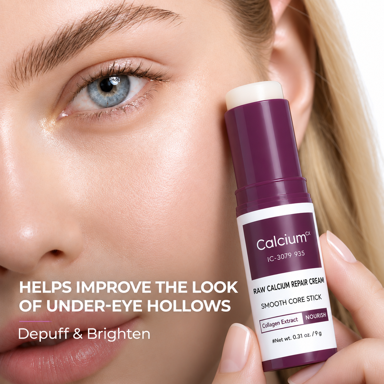 Calcium Multi Balm Eye Stick – Korean Collagen Eye Care, 9g